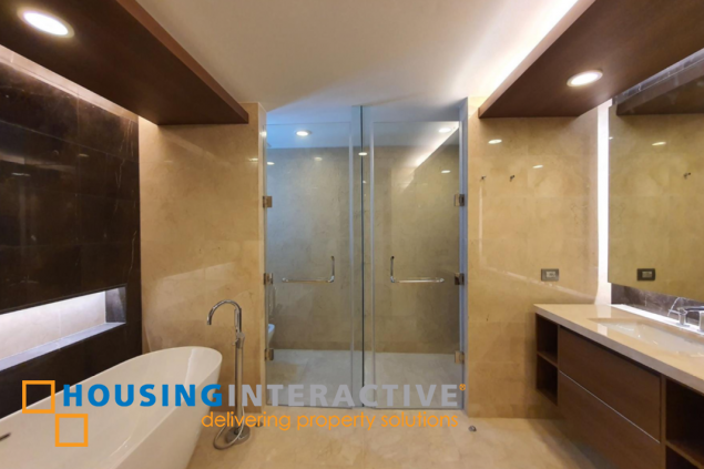 fully furnished 3br with parking for rent in two roxas triangle