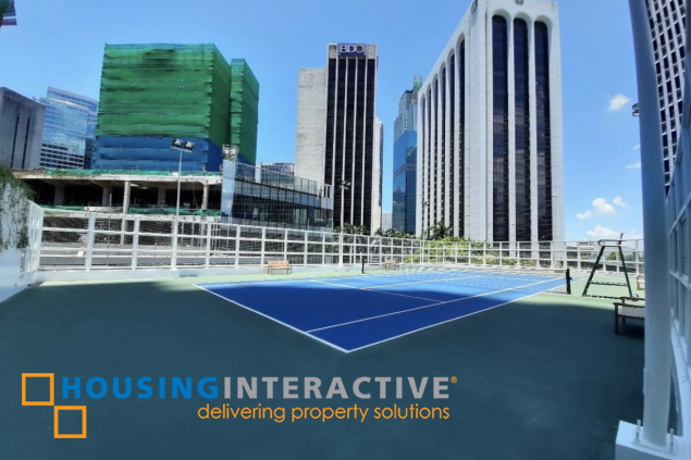 fully furnished 3br with parking for rent in two roxas triangle