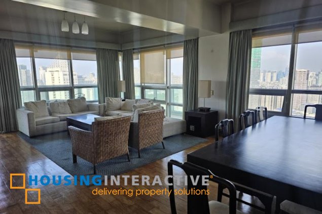 furnished 2br unit for lease at the residences at greenbelt, makati city
