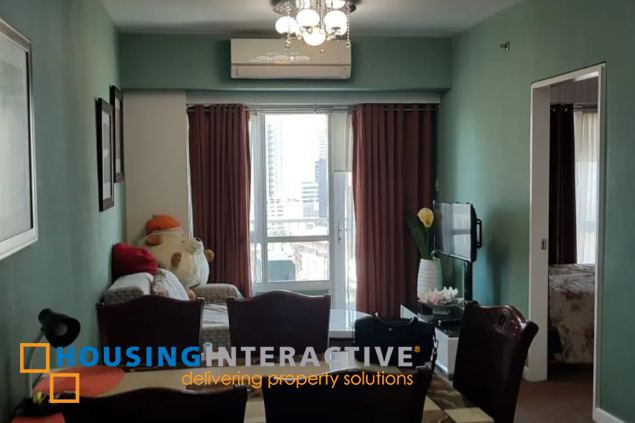 fully furnished 1br with balcony and parking for lease/sale in makati
