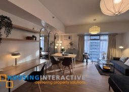 fully furnished big studio unit for lease in park triangle residences