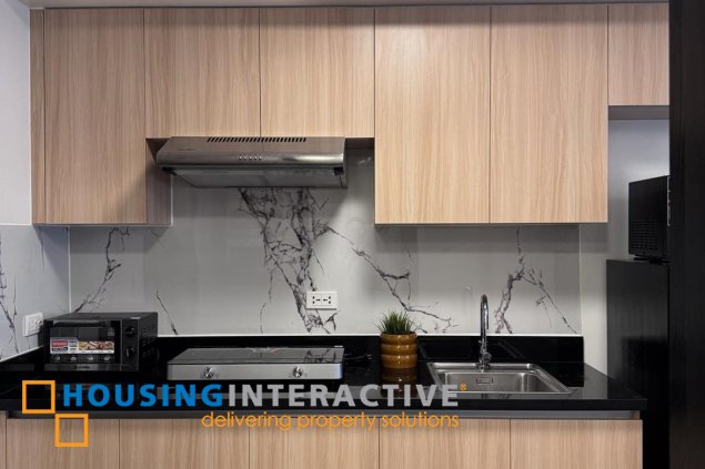 fully furnished big studio unit for lease in park triangle residences