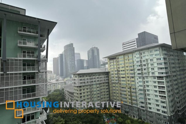fully furnished 1br unit with parking for rent in one serendra east tower