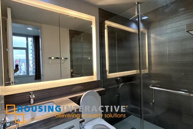 for lease semi furnished 3br unit in proscenium at rockwell, lorraine tower