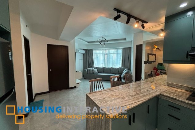 fully furnished 2br unit for sale & lease at the exchange regency, ortigas center, pasig city