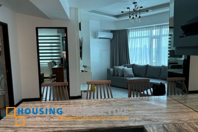 fully furnished 2br unit for sale & lease at the exchange regency, ortigas center, pasig city