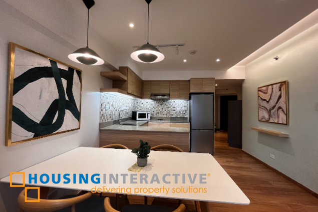 semi furnished 2br for lease in the rise west wing