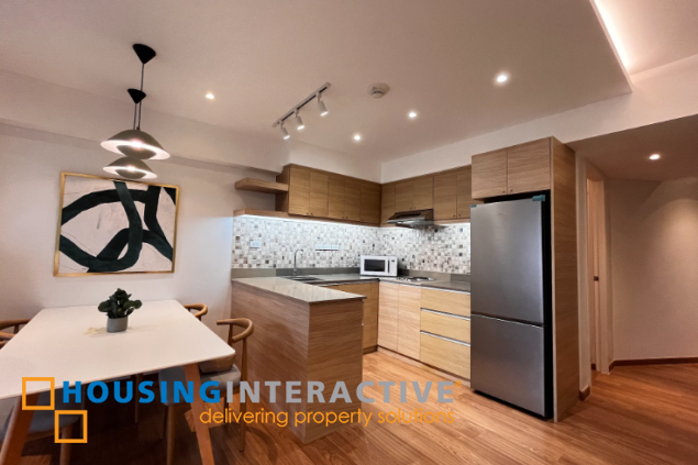 semi furnished 2br for lease in the rise west wing