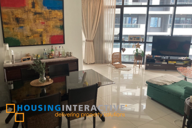 semi furnished 2br with parking for sale in arya residences, tower 2