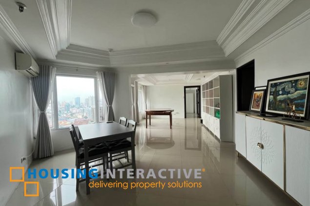 fully furnished 4br unit with parking for sale in kingswood condominium