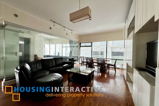 furnished 2br unit with parking for sale in one legaspi park