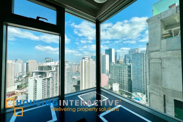 furnished 2br unit with parking for sale in one legaspi park