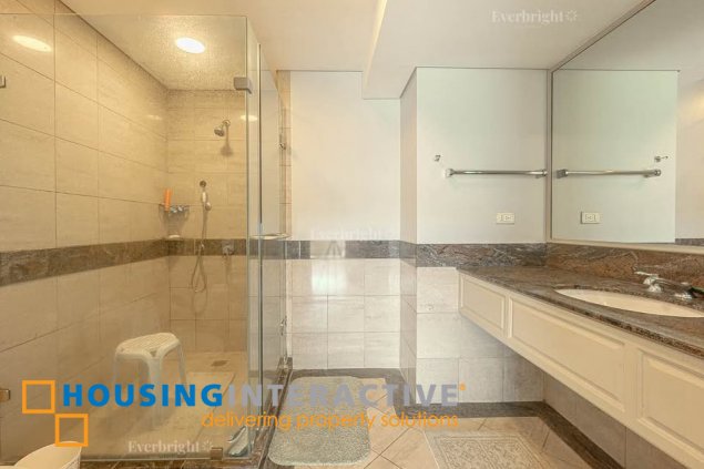 bare 3br unit with parking for sale in one roxas triangle