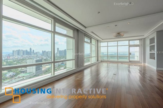 bare 3br unit with parking for sale in one roxas triangle