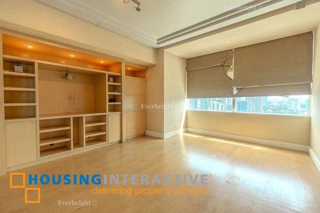 bare 3br unit with parking for sale in one roxas triangle