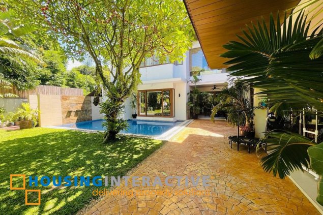 5br house with swimming pool for sale/rent in ayala alabang