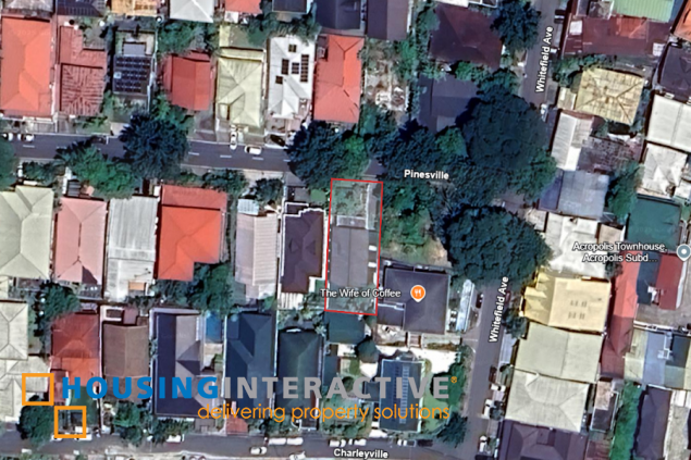 old house and lot for sale in 34 pinesville st., white plains subd., brgy. white plains, quezon city
