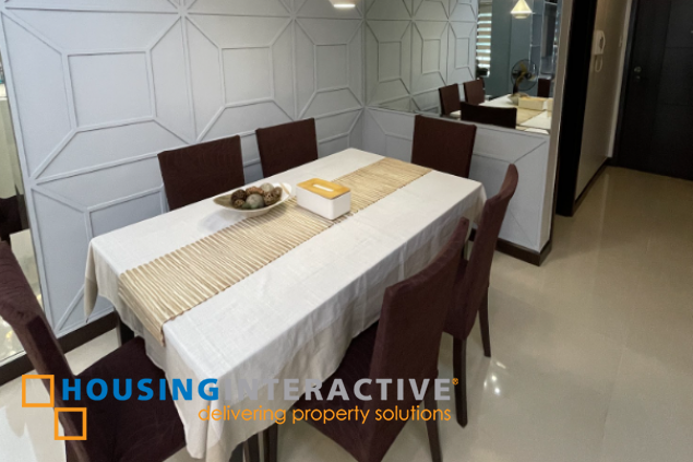 fully furnished 1br for sale in the address at wack wack