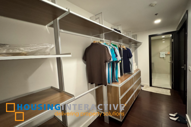 for lease fully furnished 3br unit in east gallery place south wing, bgc