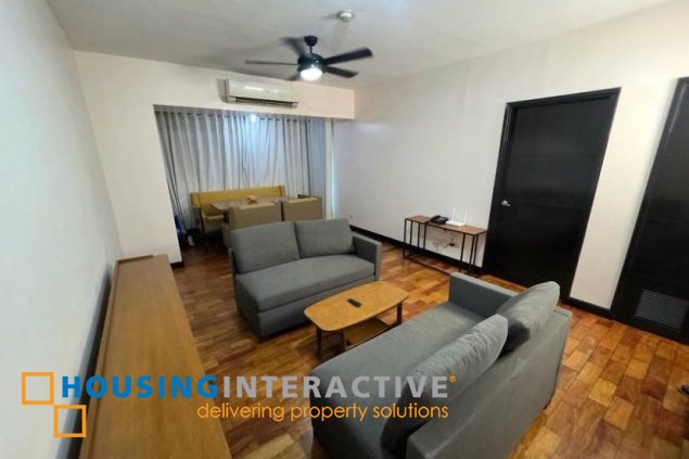 fully furnished 1br with garden for lease in one serendra palm tower