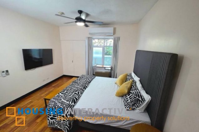 fully furnished 1br with garden for lease in one serendra palm tower