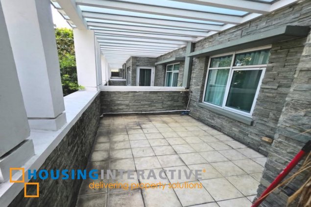 fully furnished 1br with garden for lease in one serendra palm tower