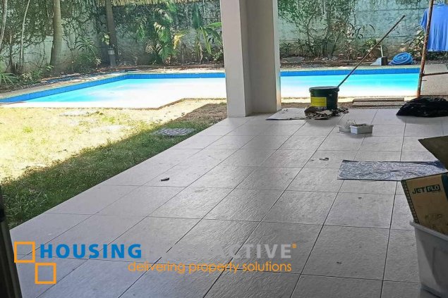 4br house with pool and garden for lease in dasmariñas village