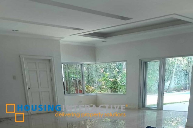 4br house with pool and garden for lease in dasmariñas village