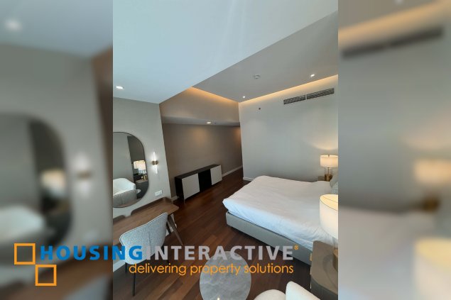 fully furnished 2br unit with parking for lease in grand hyatt residences