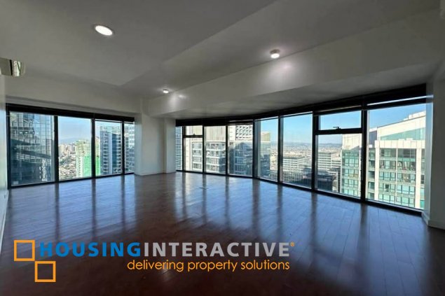 bare 5br unit with parking for lease in grand hyatt residences