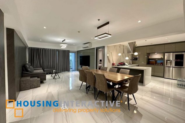 fully upgraded and furnished 3 bedroom unit in two maridien for sale