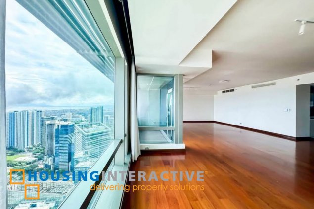 bare 3br unit with balcony and parking for lease in horizon homes at shnagri-la at the fort