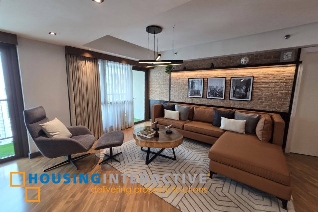 new in the market: fully renovated 2br + den at joya tower, rockwell makati
