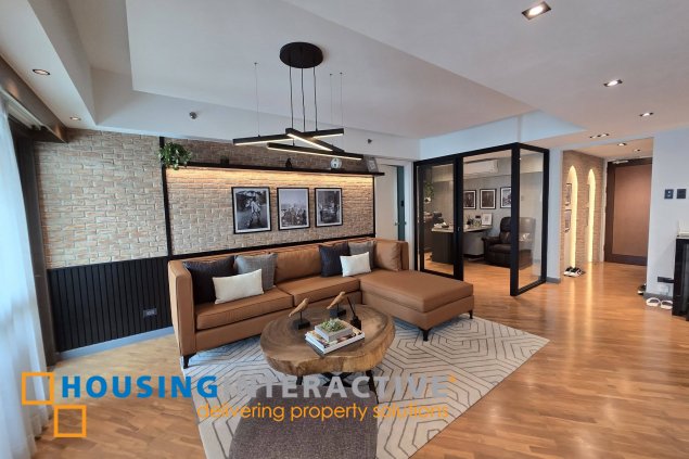 new in the market: fully renovated 2br + den at joya tower, rockwell makati