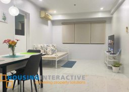 fully furnished 2br unit with balcony and parking for lease in south of market