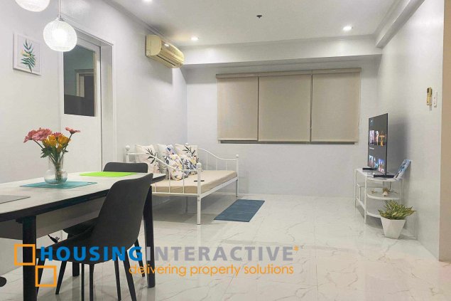 fully furnished 2br unit with balcony and parking for lease in south of market