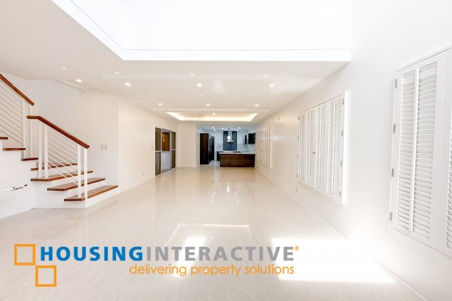 5br rocha street san lorenzo village for rent lease unfurnished makati modern house and lot near dasmarinas village, urdaneta village, forbes park, bel air village, magallanes village, two-storey house residence