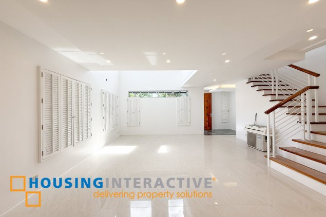 5br rocha street san lorenzo village for rent lease unfurnished makati modern house and lot near dasmarinas village, urdaneta village, forbes park, bel air village, magallanes village, two-storey house residence