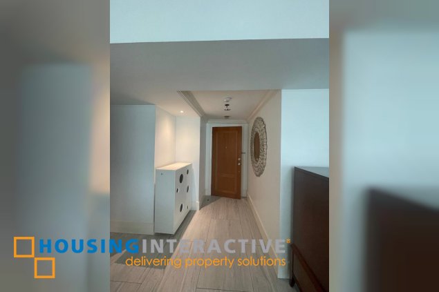 furnished 2br unit with parking for lease in amorsolo tower