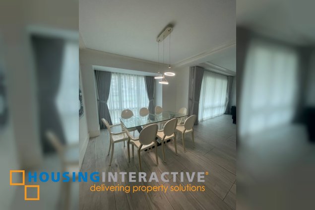 furnished 2br unit with parking for lease in amorsolo tower