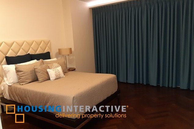 fully furnished 3br unit for lease in edades tower & garden villas