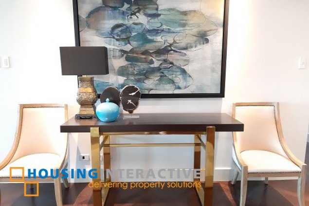 fully furnished 3br unit for lease in edades tower & garden villas