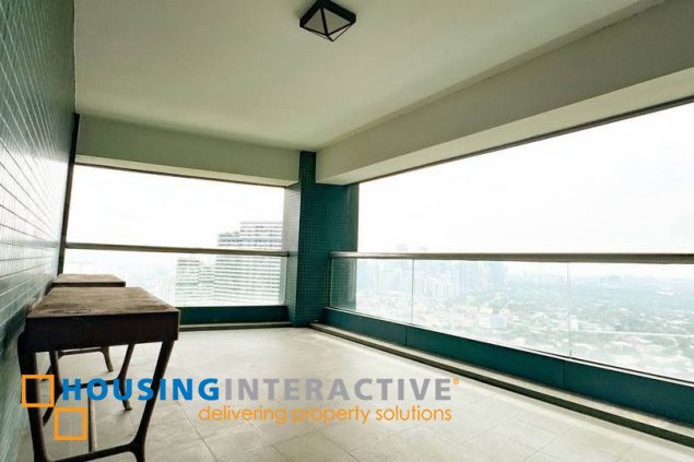 semi-furnished 4br unit with balcony and parking for lease in rizal tower