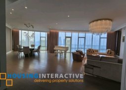 fully furnished 3br unit with parking for lease in proscenium at rockwell