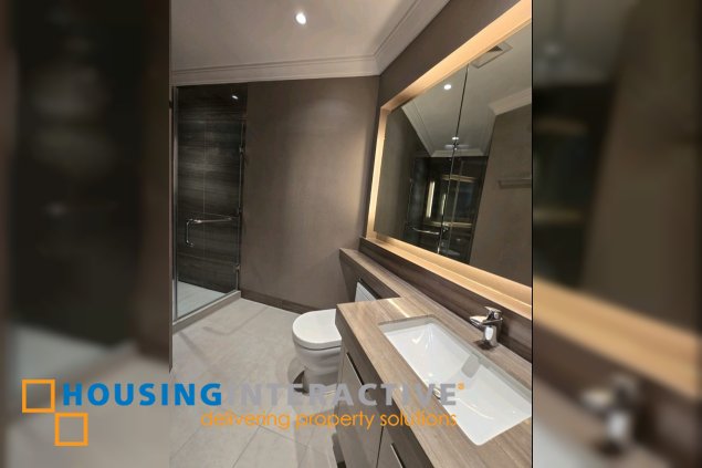 fully furnished 3br unit with parking for lease in proscenium at rockwell