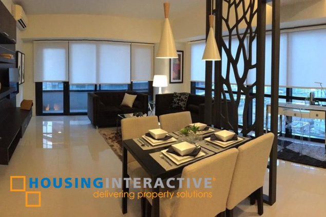 for lease: 1br condo unit in bgc – fully furnished