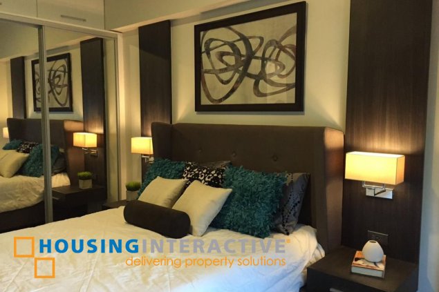 for lease: 1br condo unit in bgc – fully furnished