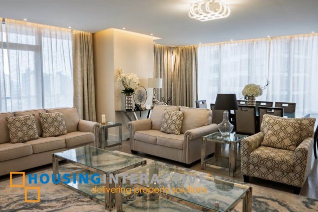 3br unit with parking for sale in proscenium at rockwell
