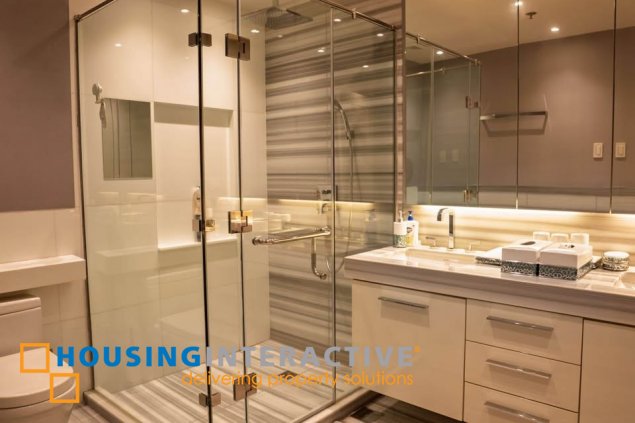 3br unit with parking for sale in proscenium at rockwell