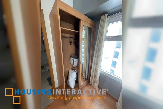 furnished 1br unit for lease in trion towers